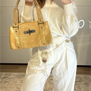 Vintage Kenneth Cole Y2K leather bag